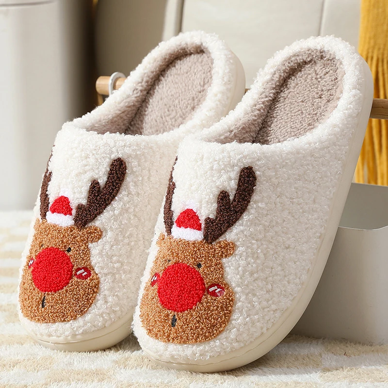 Elk Plush House Slippers, photo 2
