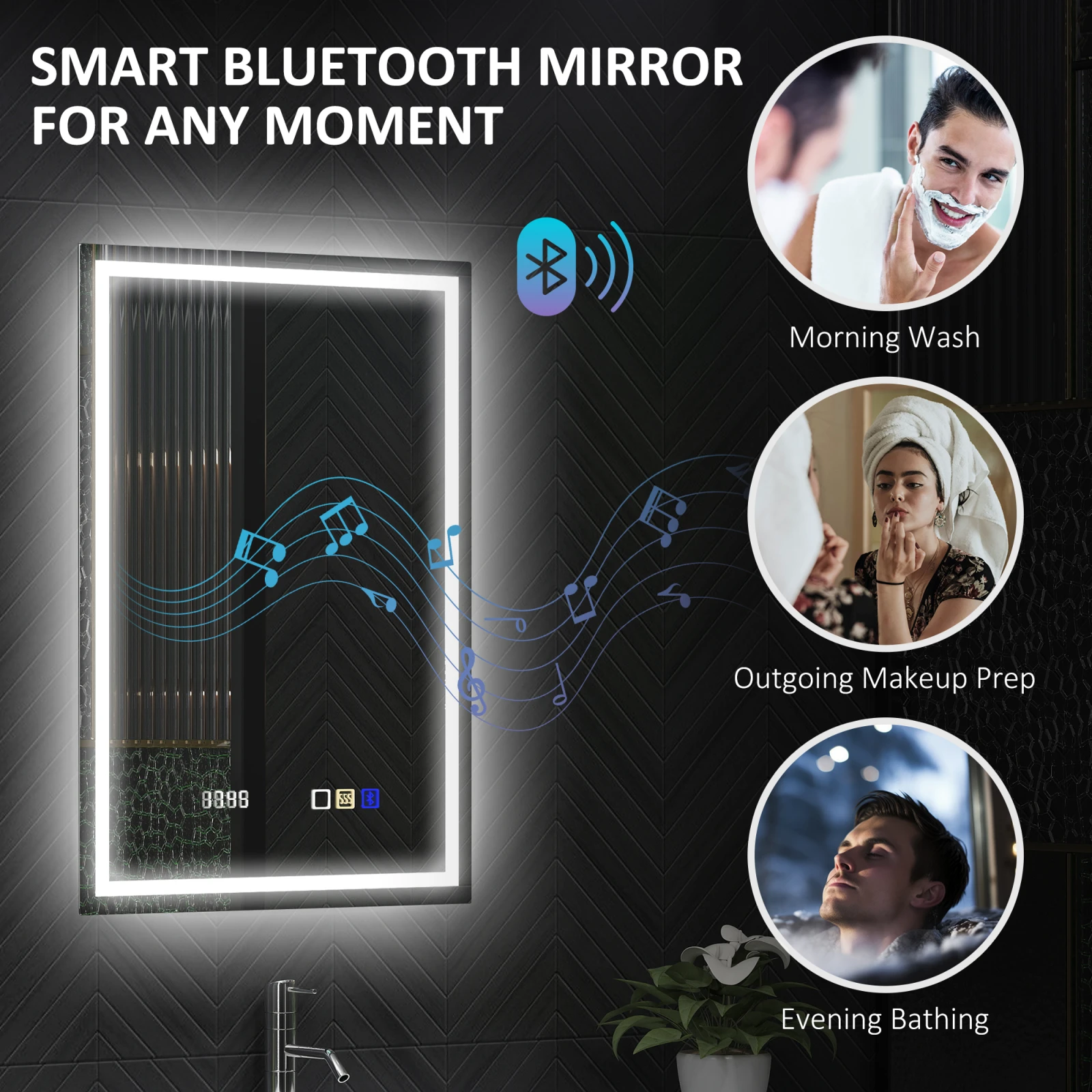 LED Bathroom Mirror · 50 × 70 cm, photo 3