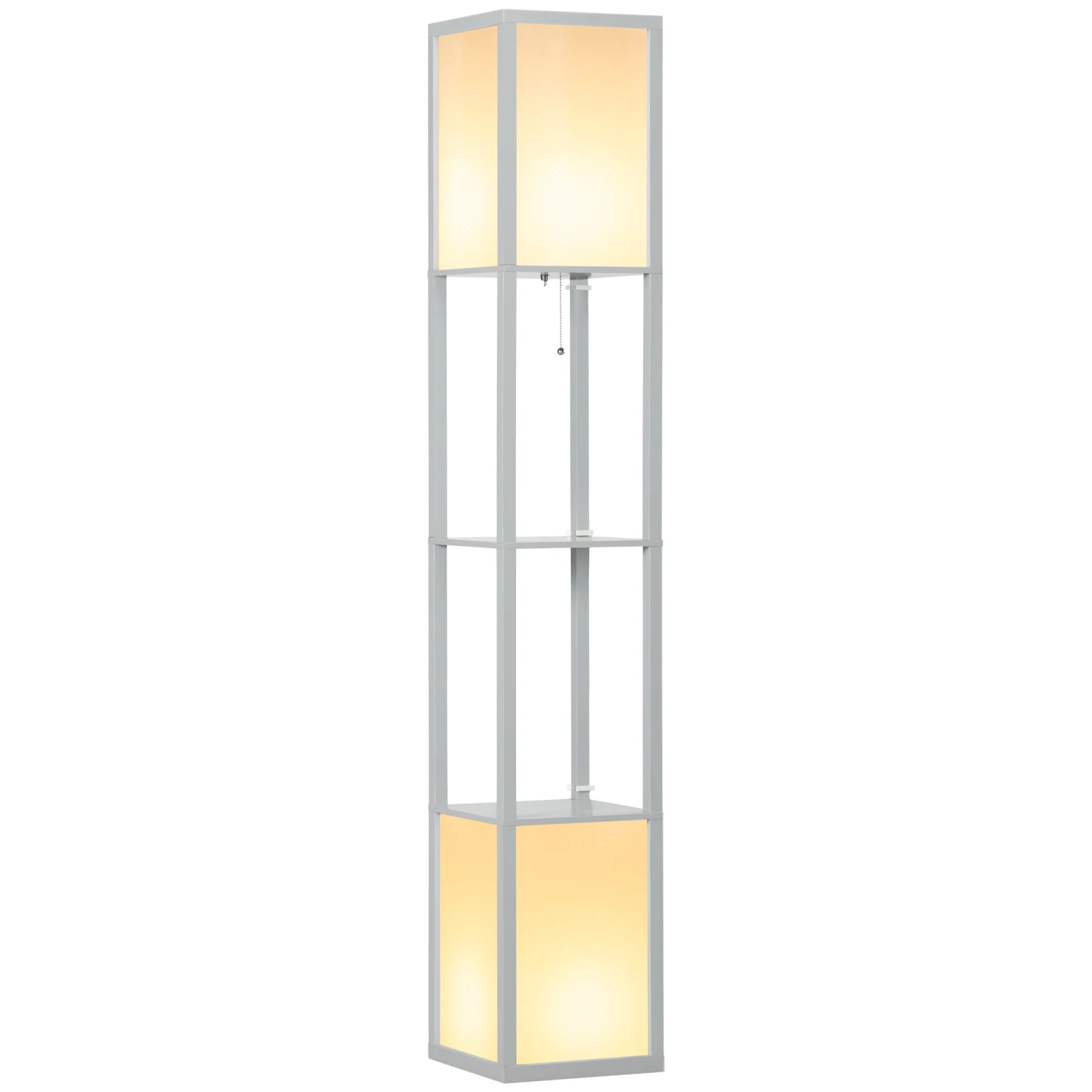 Ambient Shelf Floor Lamp · Grey