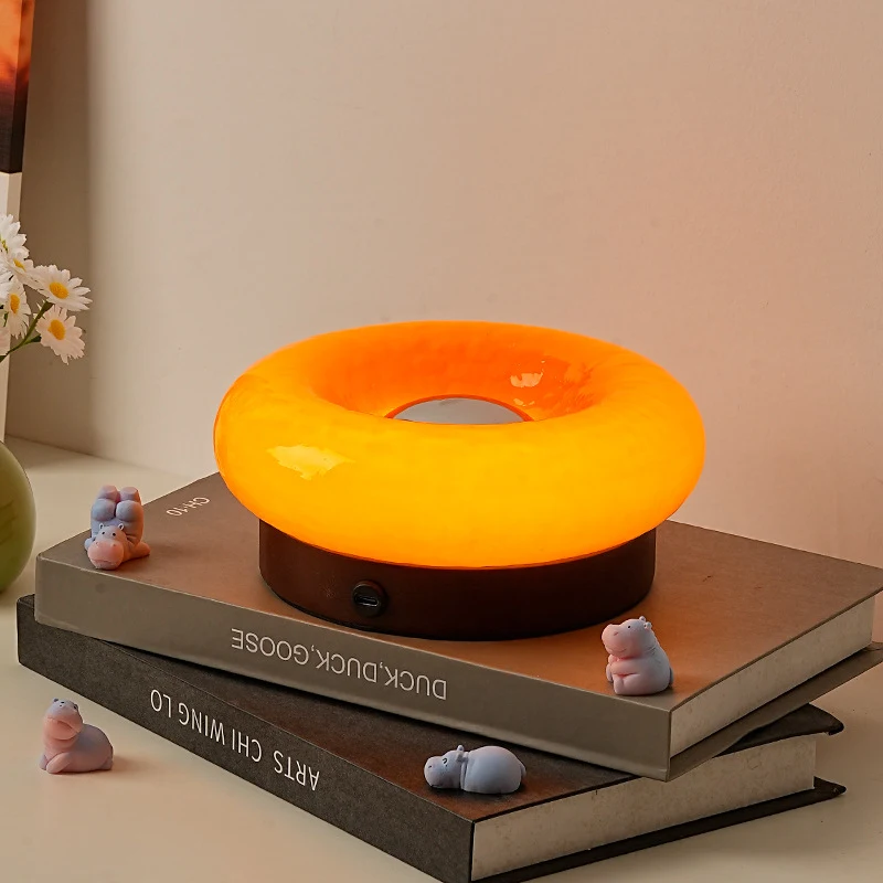 Donut Touch Table Lamp · Orange