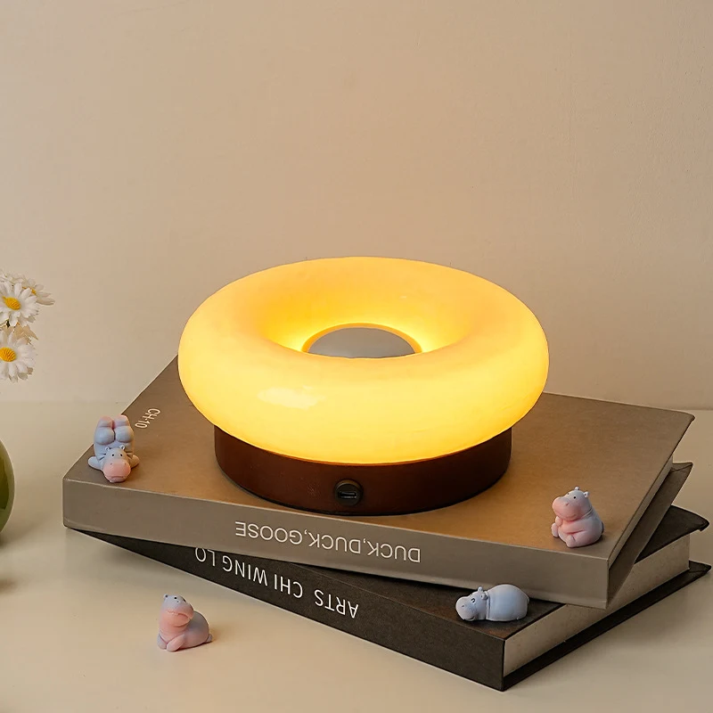 Donut Touch Table Lamp · Orange, photo 3