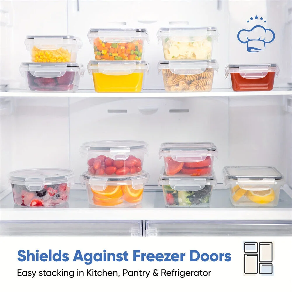 Clear Food Storage Containers · 24-Piece Set, photo 2