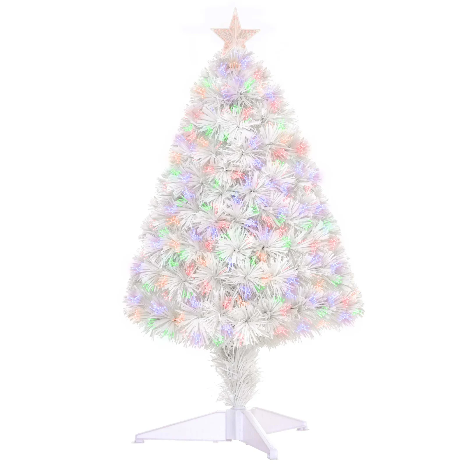 Pre-Lit Tabletop Christmas Tree · White