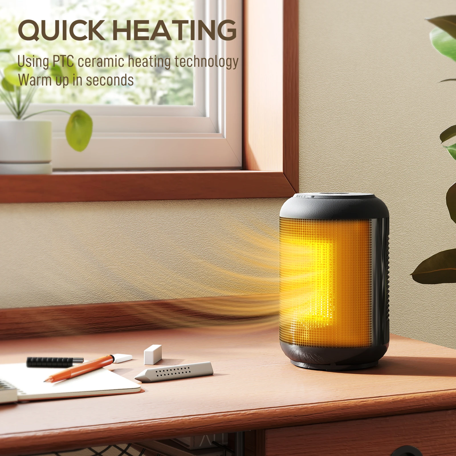 Ceramic Heater with Timer · 1500 W, photo 3