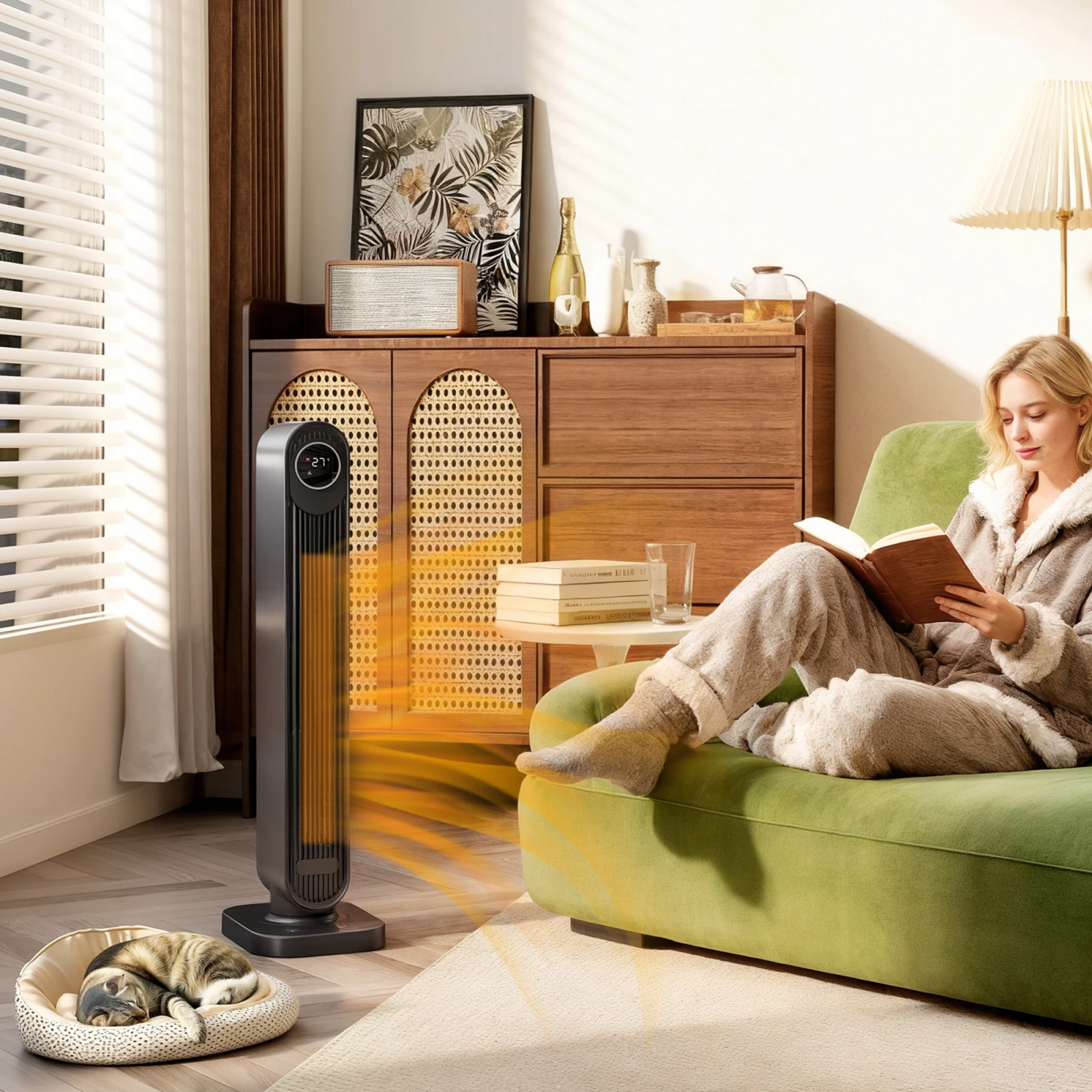 Oscillating Tower Heater · 2000 W, photo 2