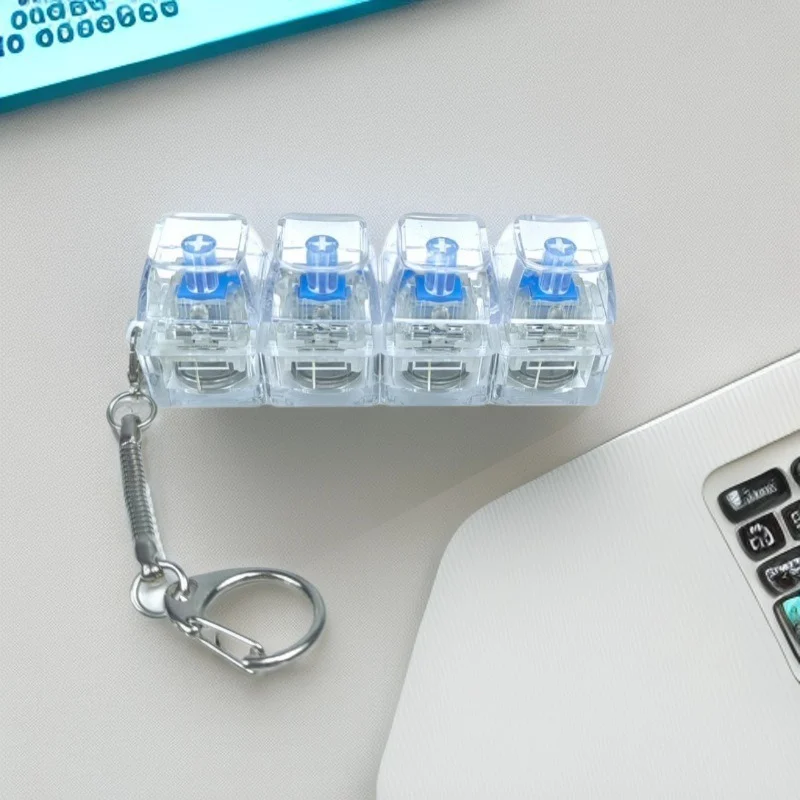 Mini Keyboard Clicker Keyring, photo 3