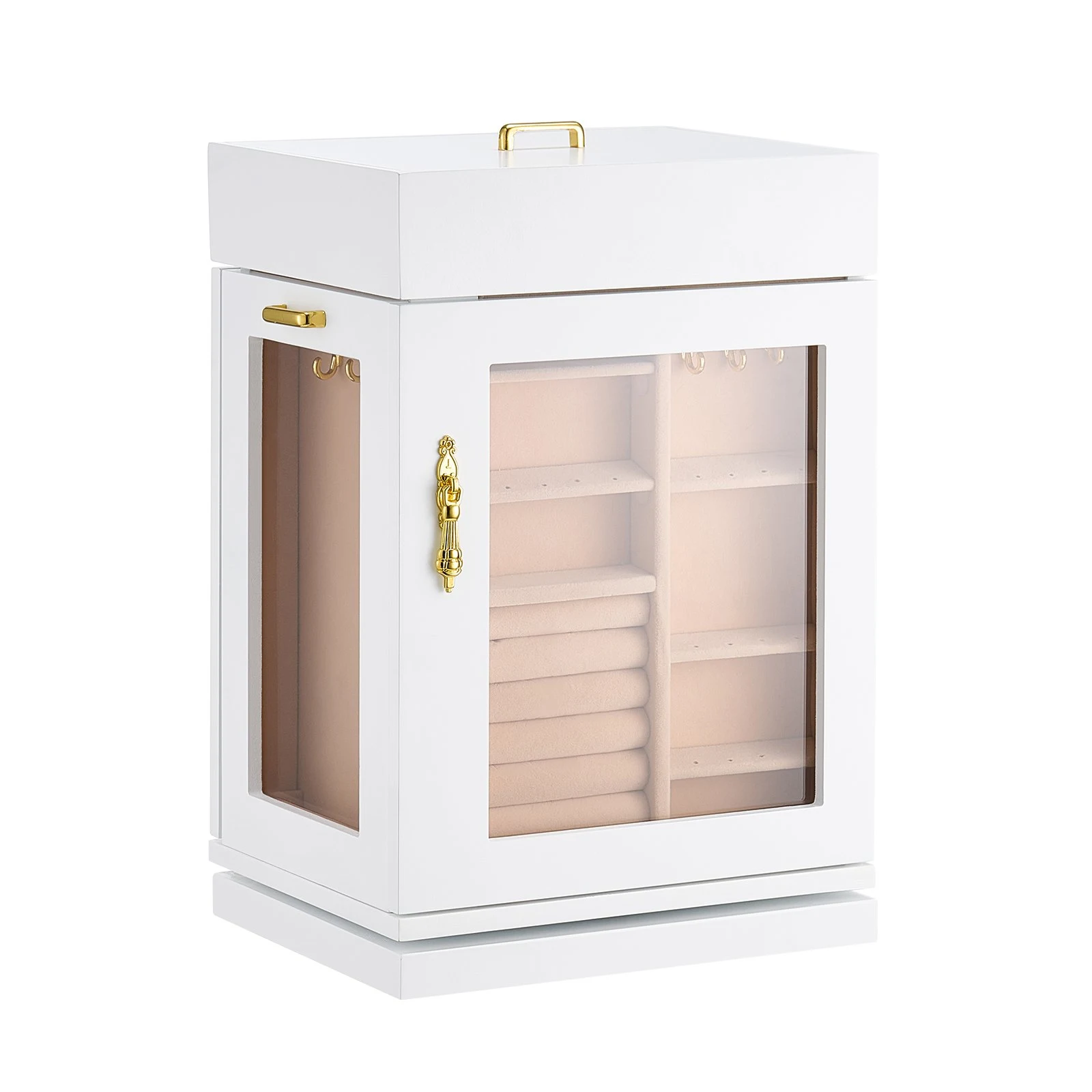 Rotating Jewellery Organiser · White