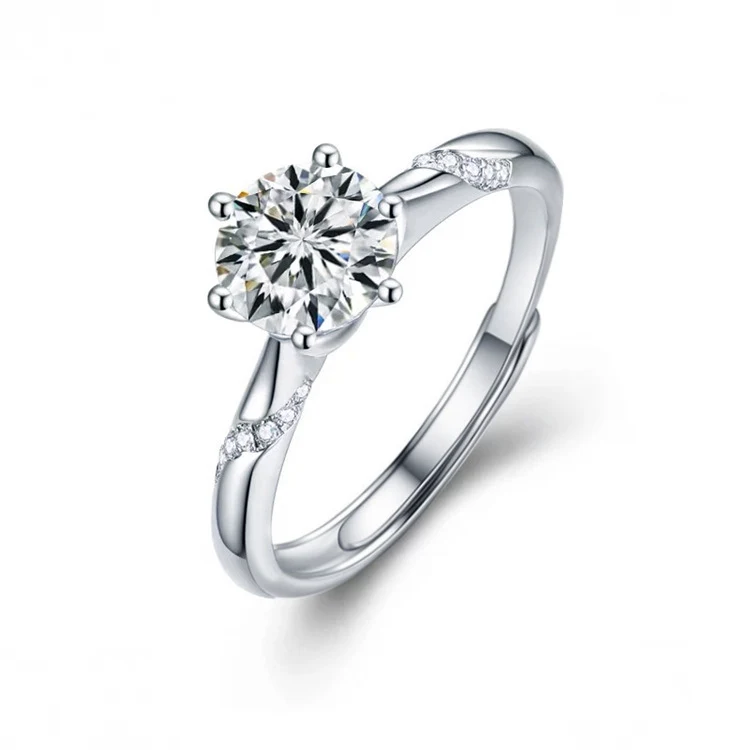 Six-Prong Solitaire Ring