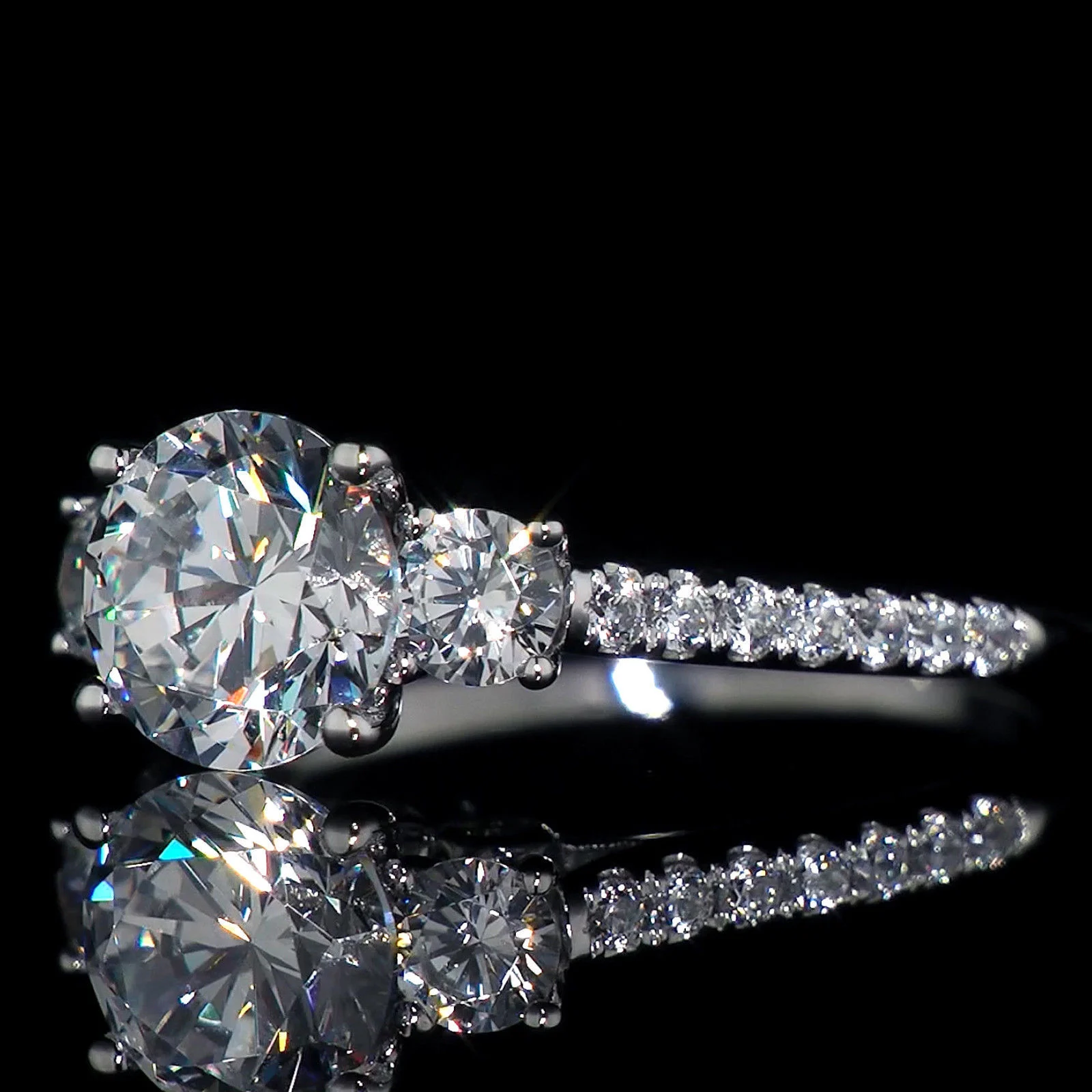 Three-Stone Sparkle Ring, photo 3