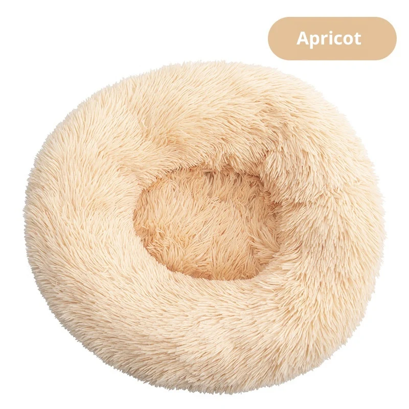 Round Plush Donut Bed