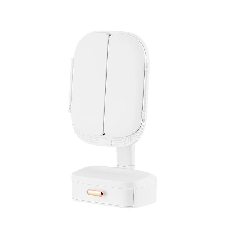 Foldable LED Vanity Mirror · Champagne, photo 4