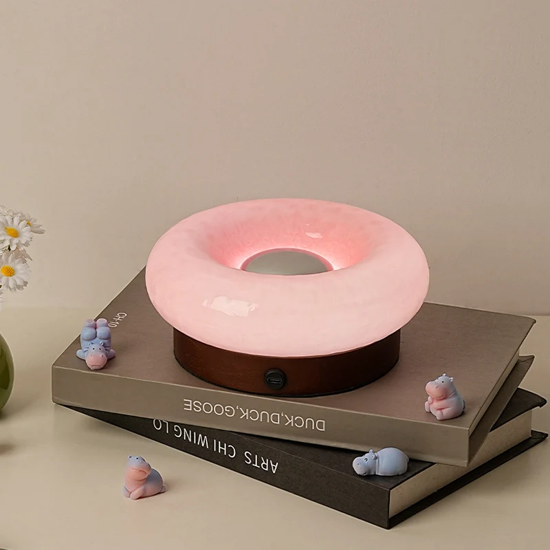 Donut Touch Table Lamp · Orange, photo 4