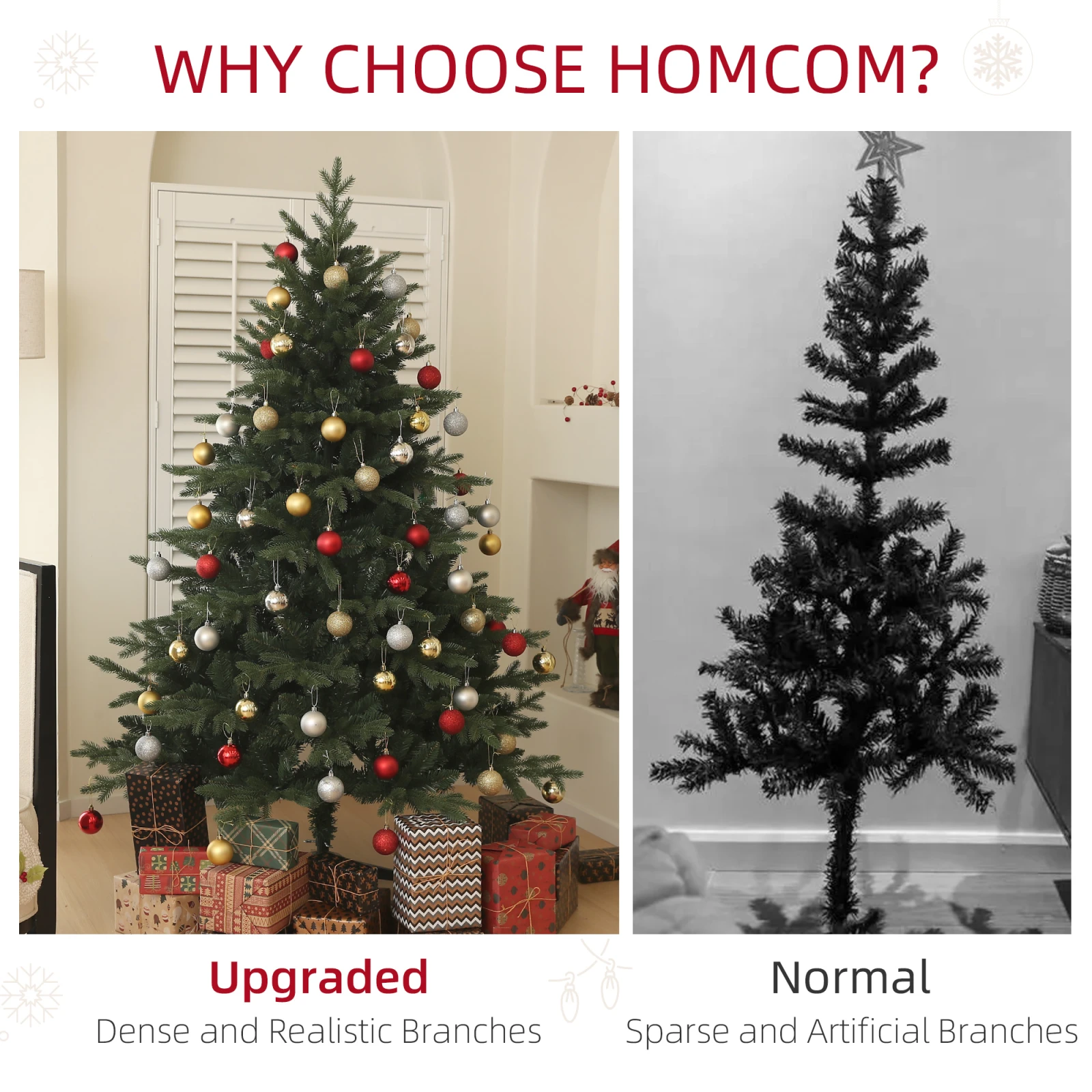 Artificial Spruce Christmas Tree · 6 ft, photo 4