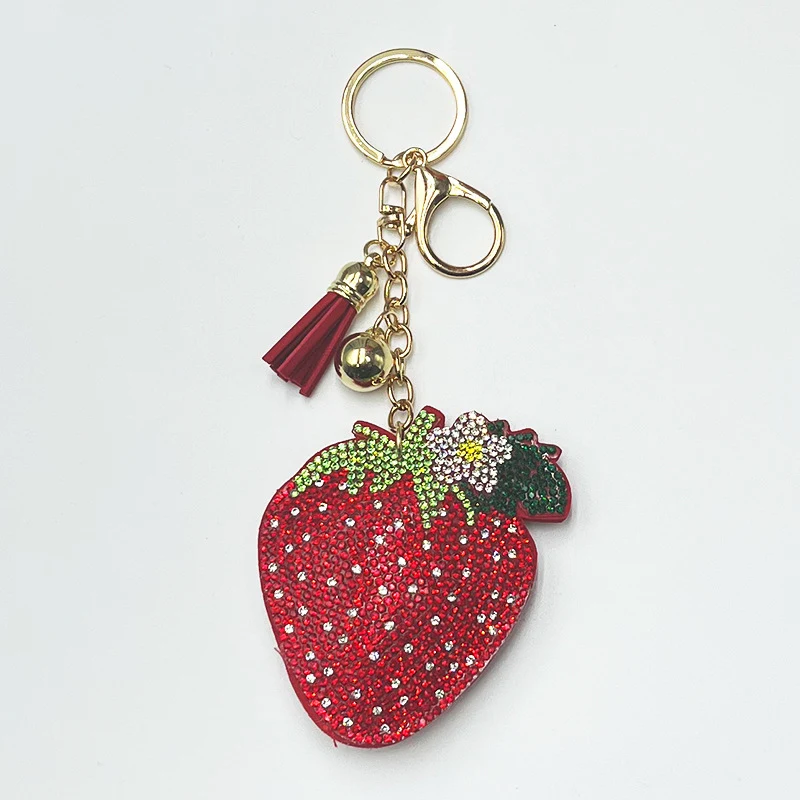 Sparkling Strawberry Keyring, photo 4