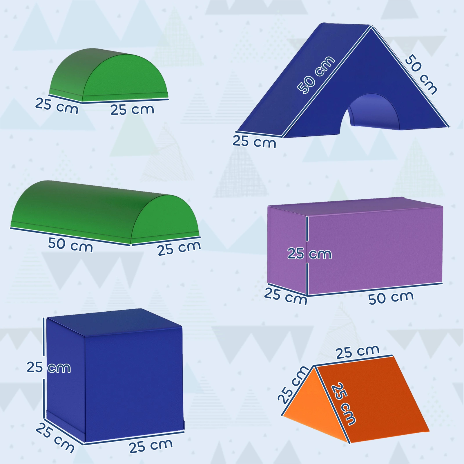 Soft Play Foam Blocks · 11-Piece Set, photo 4