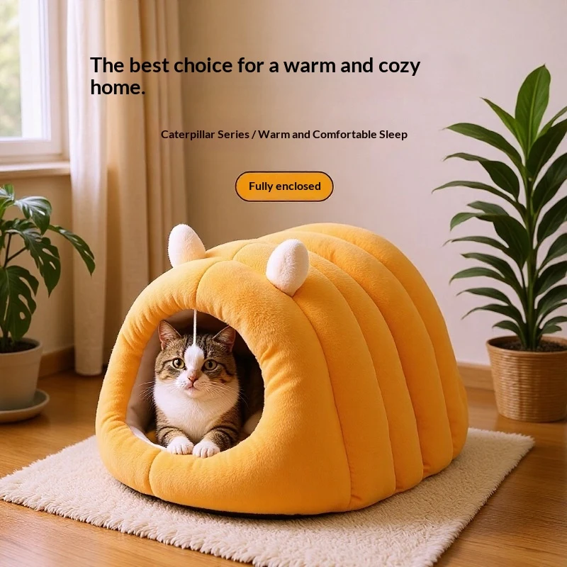 Hooded Pet Cave with Ears, photo 4