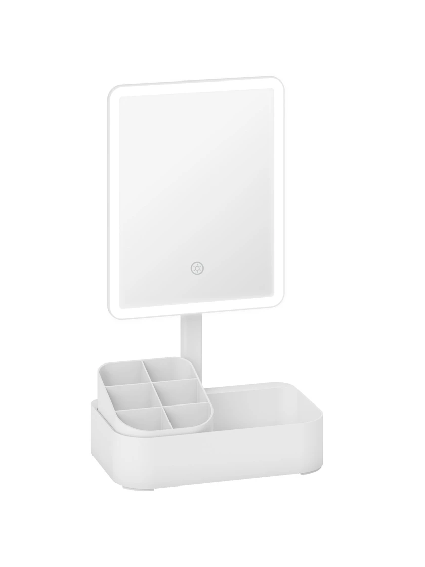 Rechargeable Vanity Mirror · White