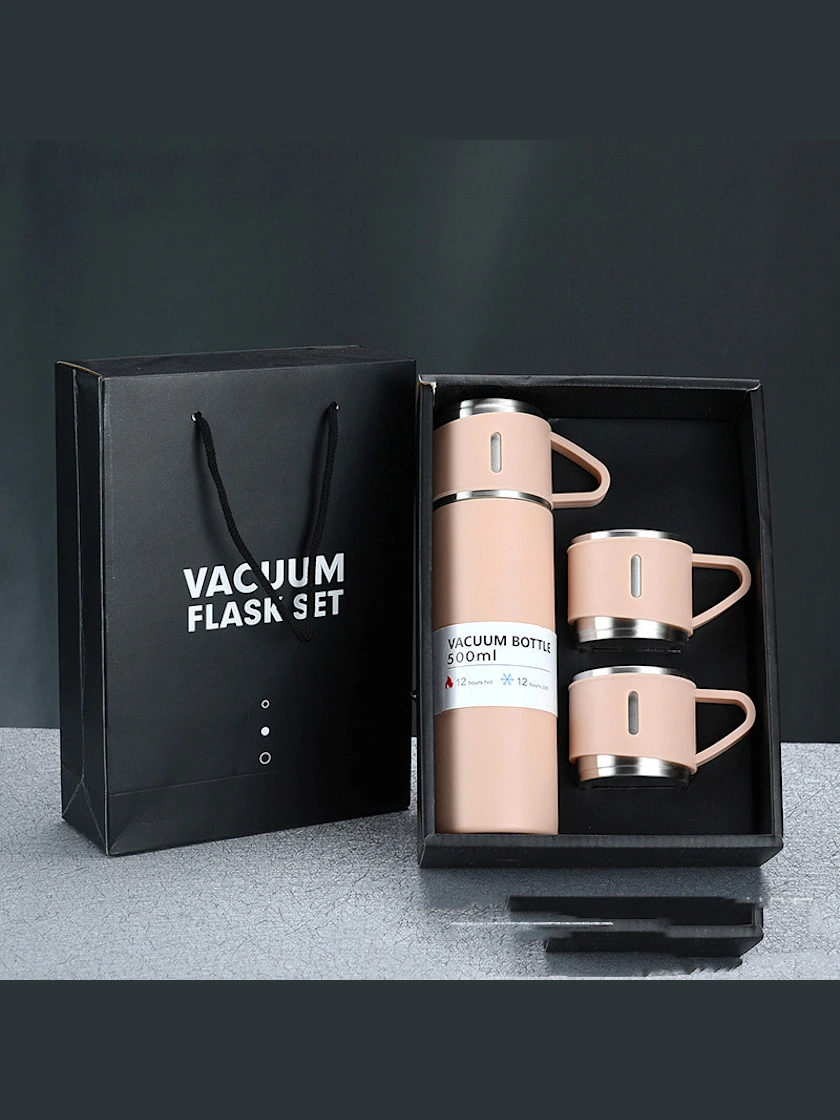 Blush Flask & Cup Gift Set
