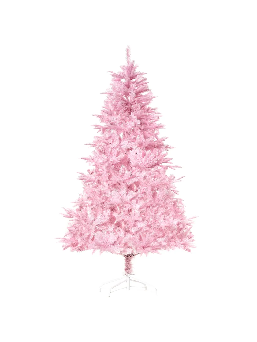 Pink Artificial Christmas Tree · 5 ft