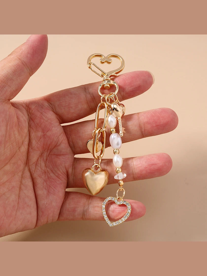 Heart Charm Keyring