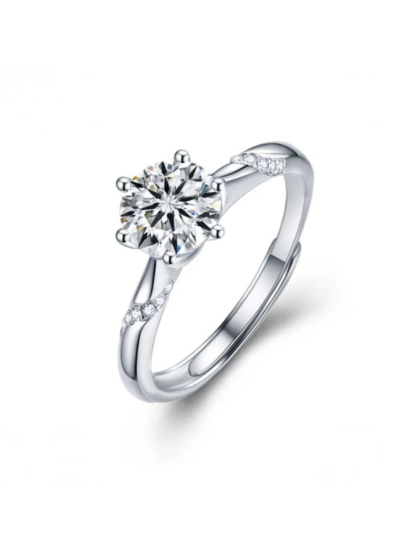 Six-Prong Solitaire Ring