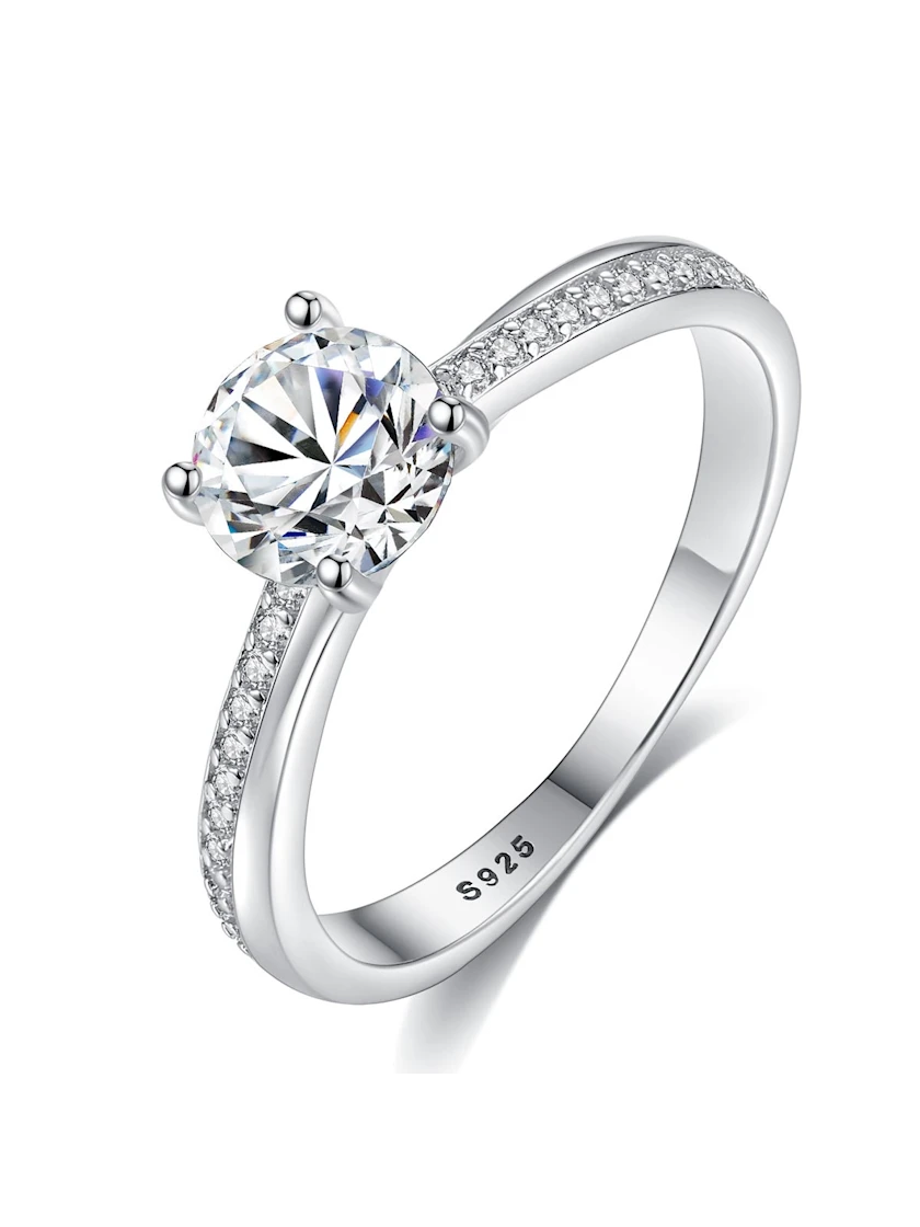 Claw-Set Sparkle Ring