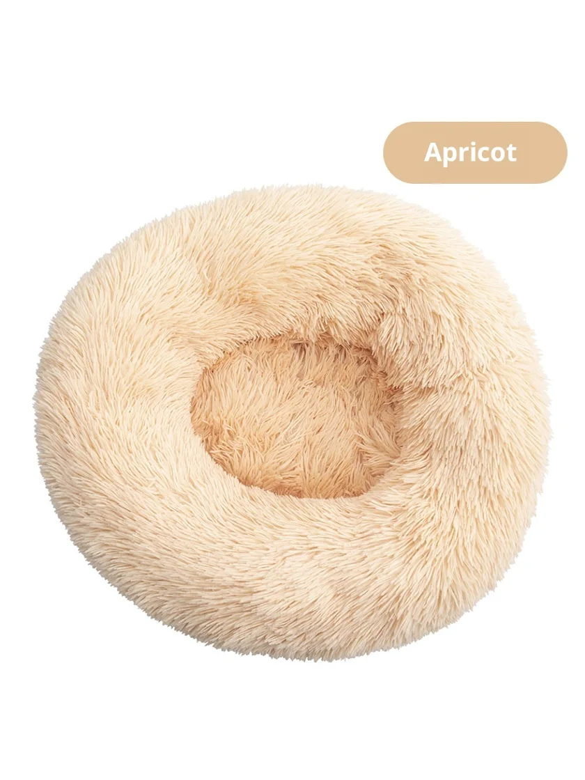 Round Plush Donut Bed